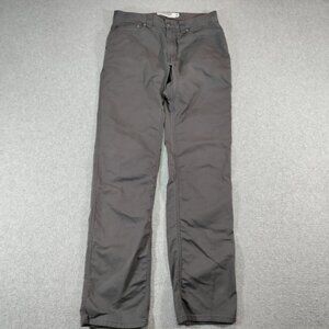Mountain Khakis Pants Men 32x34* (31x32) Slim Tailored Fit Gray Lodo Nylon Blend